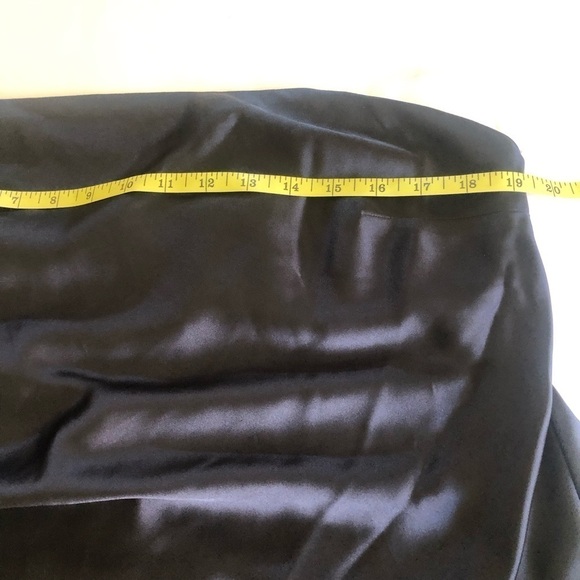 Wild Fable Women's Black Satin Strapless Tube Draping Back Mini Dress Size XL - Picture 11 of 14